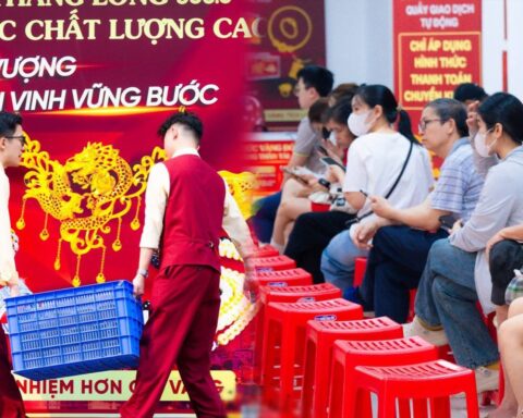 Ảnh, clip: Tình hình tại cửa hàng Bảo Tín Minh Châu sau thông tin khởi tố cựu Tổng giám đốc Công ty cùng con trai