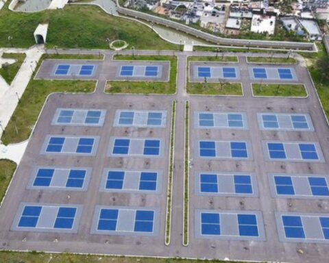 20 sân Pickleball xuất hiện trong Khu lưu niệm đồng bào miền Nam tập kết ra Bắc