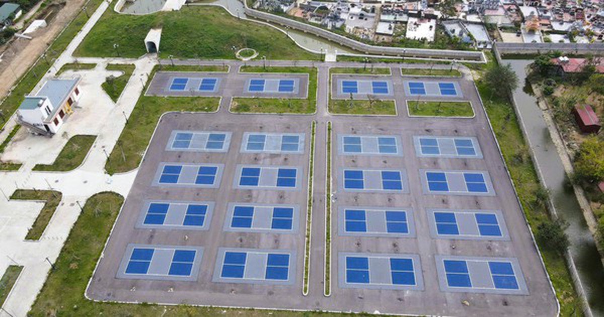20 sân Pickleball xuất hiện trong Khu lưu niệm đồng bào miền Nam tập kết ra Bắc