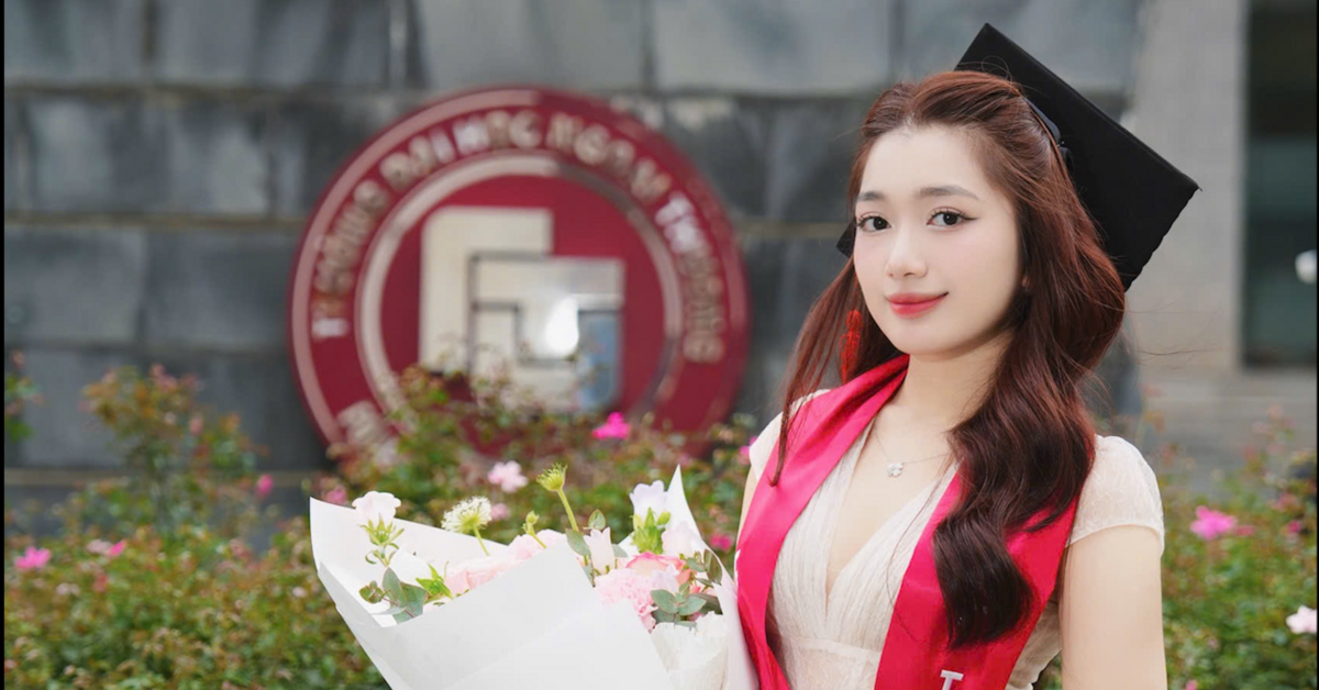 Nữ lớp trưởng xinh đẹp, tốt nghiệp xuất sắc Đại học Ngoại thương