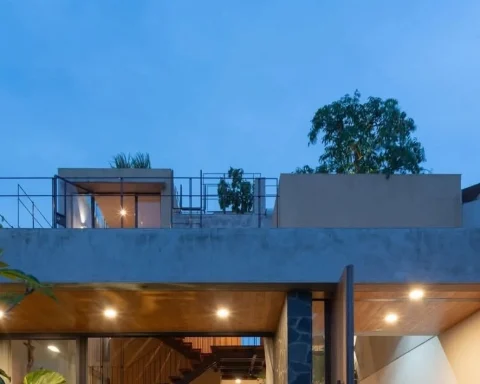 Kiến trúc ‘đan cài’ cùng địa hình