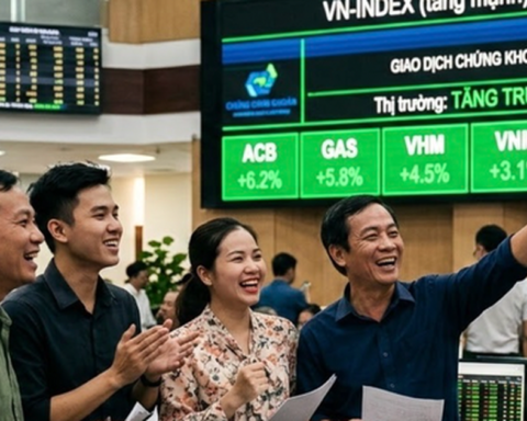 VN-Index tăng vọt hơn 74 điểm ngay khi mở cửa giao dịch 8-4