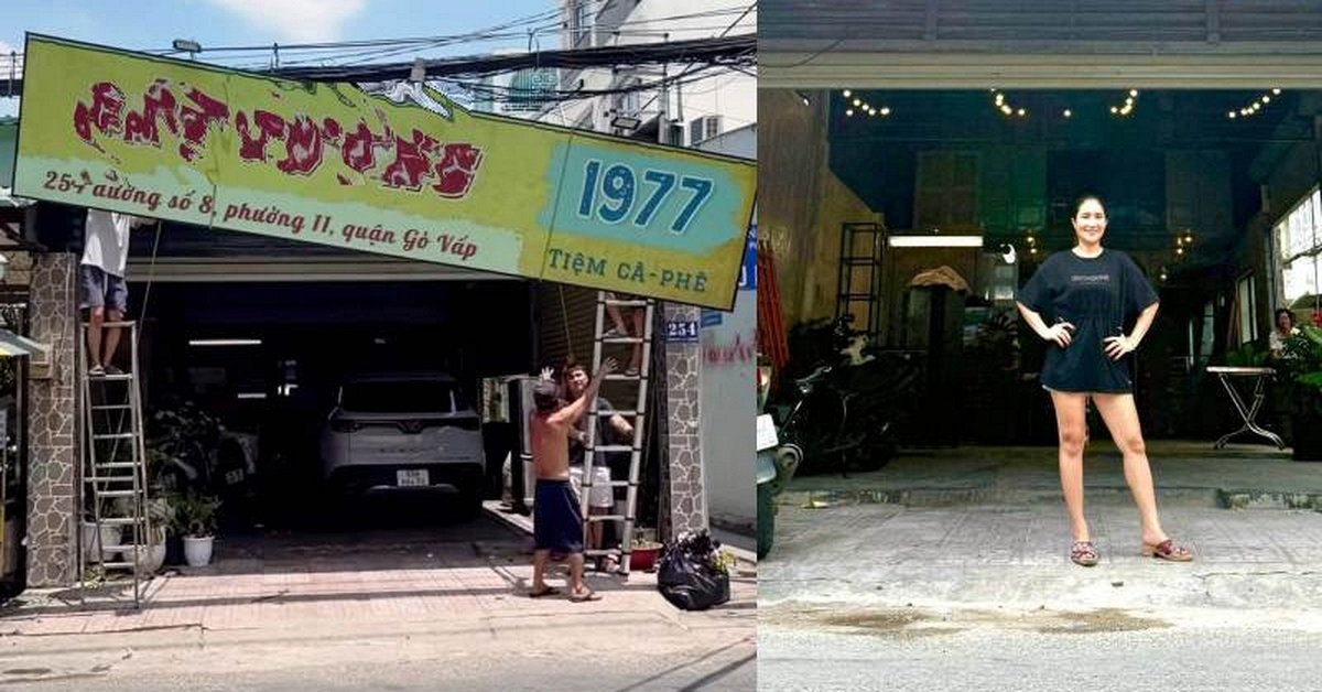 Tháo dỡ biển quán cà phê 25 nghìn một ly ở Gò Vấp của nữ NSƯT nổi đình đám miền Nam một thời