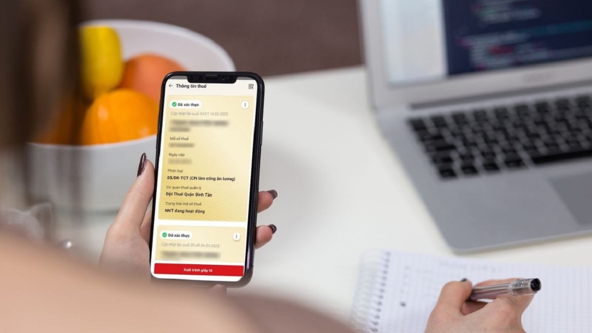 Cách khắc phục lỗi cập nhật mã số thuế trên VNeID bị từ chối