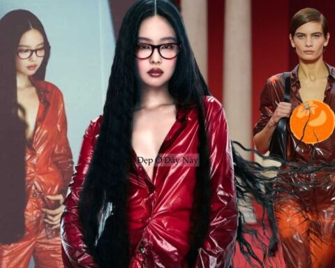 Chiếc áo mặc “mỗi lúc một màu” của Jennie