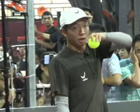 Quang Dương tiếp tục bị loại sớm ở giải Pickleball An Thái Open