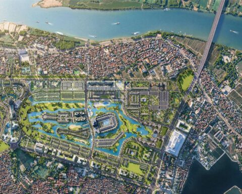 Cận cảnh Khu đô thị đẹp bậc nhất Hà Nội giữa hai tọa độ chiến lược sông Hồng và Hồ Tây