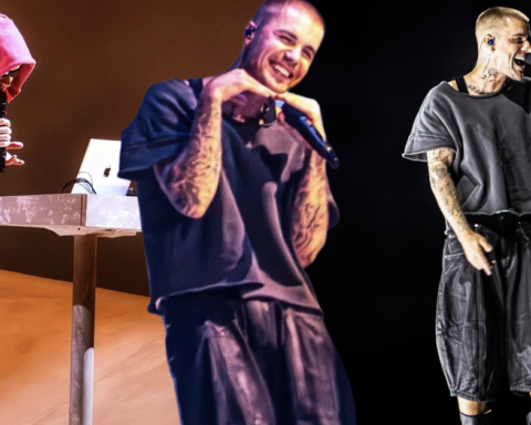 Dòng chữ tiếng Việt duy nhất xuất hiện trong màn trình diễn 260 tỷ của Justin Bieber tại Coachella