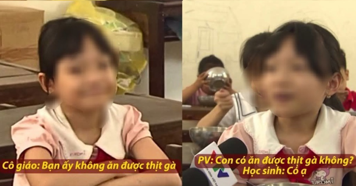 Cô giáo nói trò “không ăn được thịt gà” nhưng học sinh P.A lại đáp “Có ạ”: Khoảnh khắc tréo ngoe trong phóng sự VTV24
