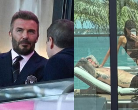 Victoria khoe dáng nuột nà ở tuổi 51 bên David Beckham