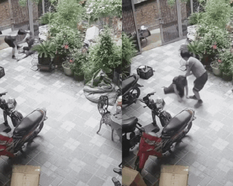 Chồng giật tóc, đấm đá vợ dã man, con nhỏ chứng kiến cảnh tượng đau lòng: Đoạn clip khiến cộng đồng mạng phẫn nộ