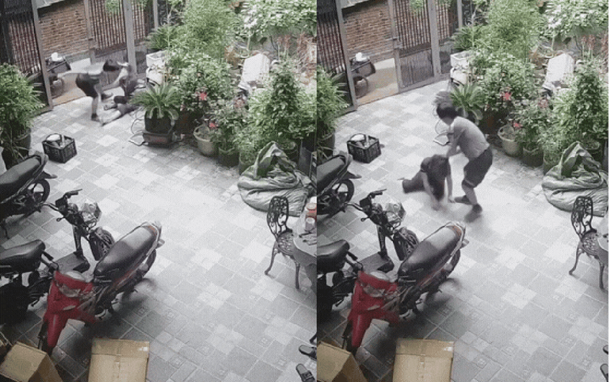 Chồng giật tóc, đấm đá vợ dã man, con nhỏ chứng kiến cảnh tượng đau lòng: Đoạn clip khiến cộng đồng mạng phẫn nộ