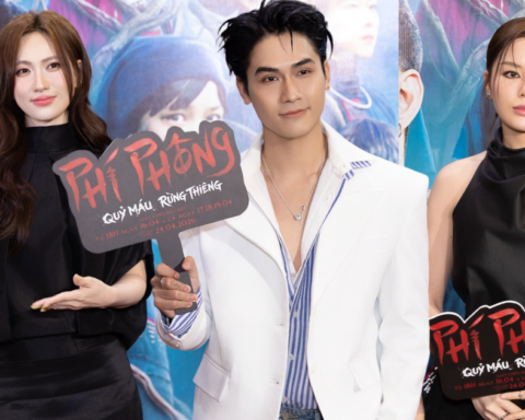 Thảm đỏ Phí Phông: Phương Anh Đào đọ sắc đen với Thiên Ân