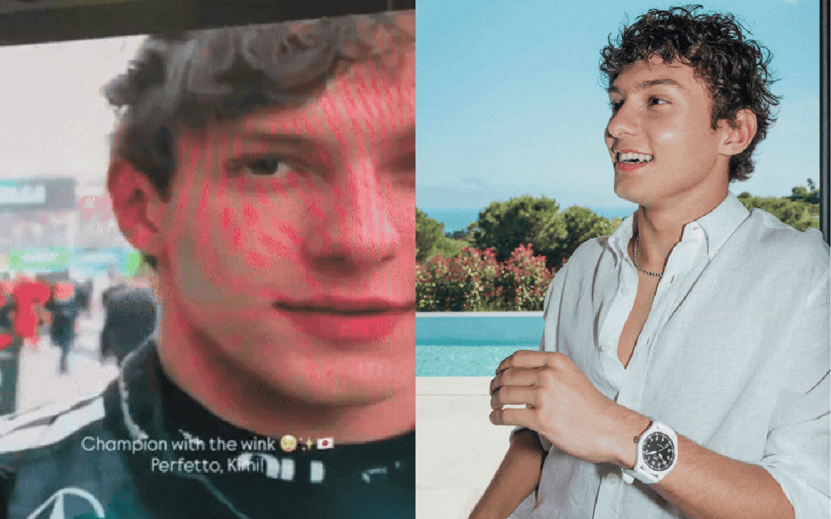 Andrea Kimi Antonelli là ai mà nháy mắt cũng hút 11 triệu lượt xem?