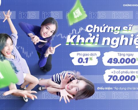 Chứng khoán KIS tung ưu đãi 1,1 tỷ đồng: tặng cổ phiếu, hoàn phí 100%