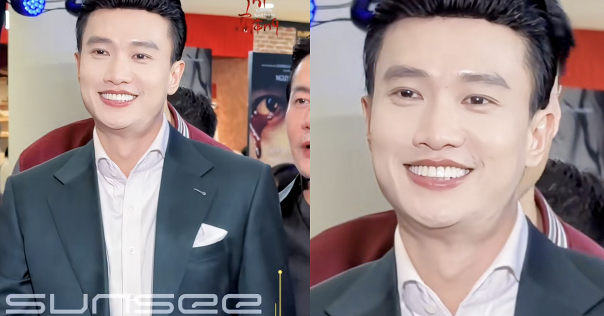 Quốc Trường lộ diện gây sốc: Lớp trang điểm trắng bóc, kẻ cả viền môi