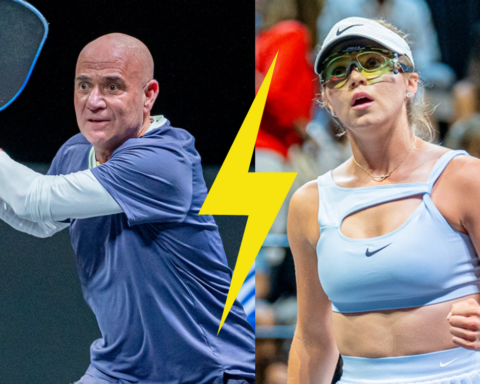 Nữ hoàng pickleball Anna Thu Thuỷ thắng “hủy diệt” nhưng vẫn đánh mất giải thưởng triệu đô vào tay Andre Agassi tại Pickleball Slam 4