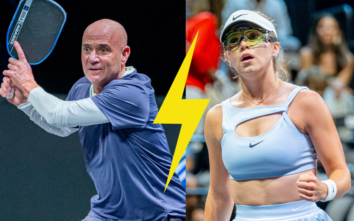 Nữ hoàng pickleball Anna Thu Thuỷ thắng “hủy diệt” nhưng vẫn đánh mất giải thưởng triệu đô vào tay Andre Agassi tại Pickleball Slam 4