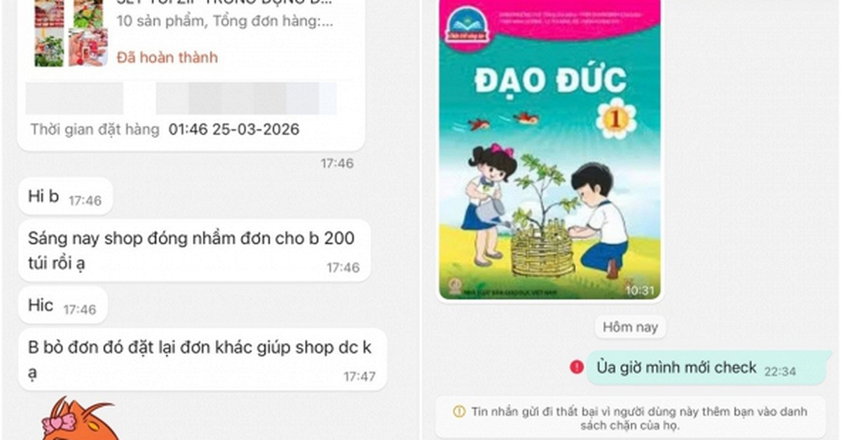 Shop gửi nhầm hàng còn “tặng” sách đạo đức dằn mặt khách, phản hồi giữa drama: Có gì lên cơ quan chức năng làm việc