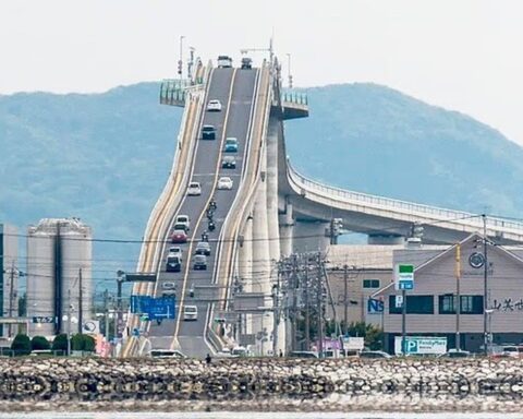 Cây cầu ‘điên rồ’ nhất Nhật Bản gây tranh luận xôn xao trên mạng xã hội