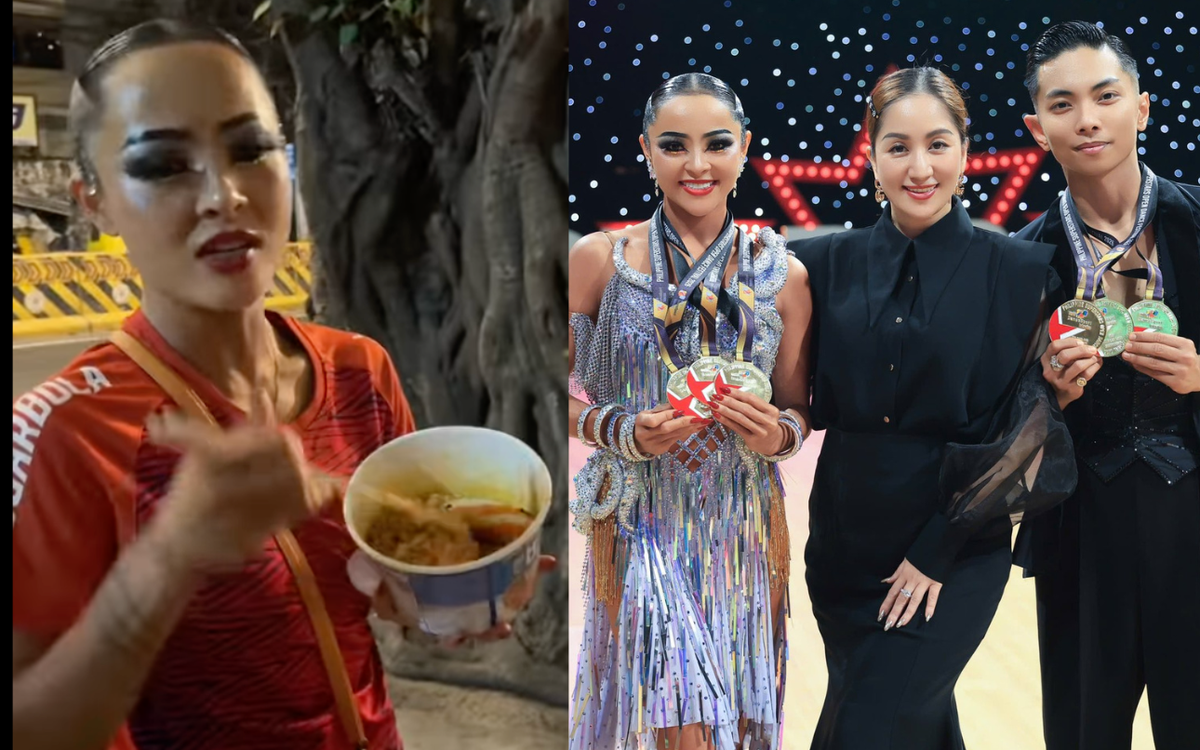 Đặng Thu Hương – bạn nhảy của Phan Hiển tiết lộ sự thật lúc 1 giờ sáng phía sau 3 HCV Đông Nam Á