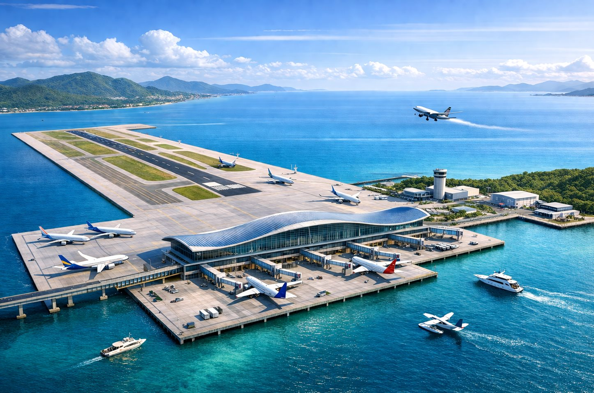 Sẽ xây dựng sân bay trên mặt nước đầu tiên ở Việt Nam