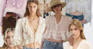 Không cộp mác “bánh bèo”: Áo ren bèo nhún hè 2026 được mặc theo cách tinh tế và có gu hơn bao giờ hết