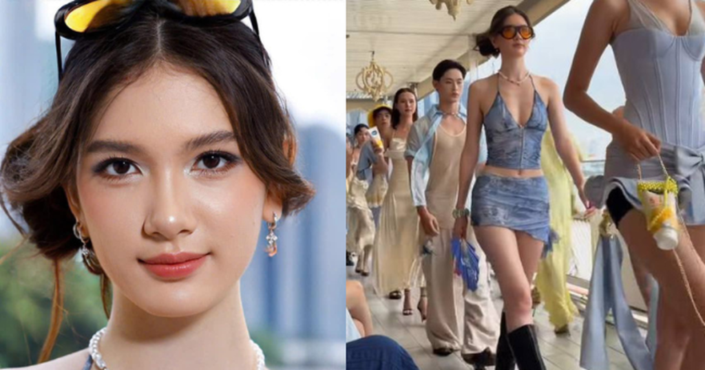 Em gái chân dài 19 tuổi của thủ môn Lâm Tây debut làm người mẫu, nhan sắc và thần thái gây chú ý trên sàn catwalk