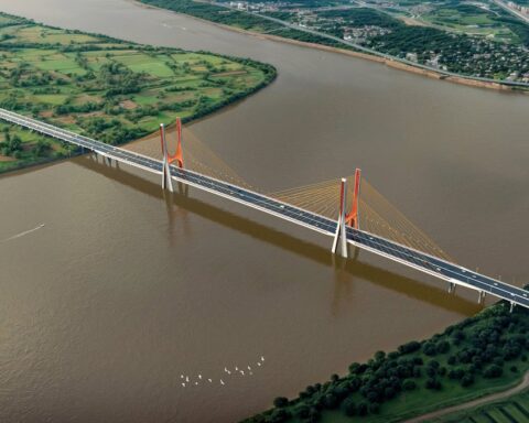 “Siêu cầu” vượt sông Hồng gần 12.000 tỷ nối Hà Nội với Hưng Yên sắp bước vào giai đoạn then chốt sau 8 tháng khởi công