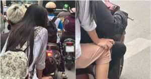 Bức ảnh “combo cá biệt” của hai bạn trẻ trên phố gây xôn xao mạng xã hội: Chi tiết nào khiến phụ huynh nhìn mà khóc hết nước mắt?
