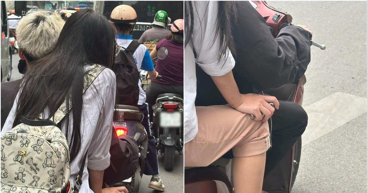 Bức ảnh “combo cá biệt” của hai bạn trẻ trên phố gây xôn xao mạng xã hội: Chi tiết nào khiến phụ huynh nhìn mà khóc hết nước mắt?