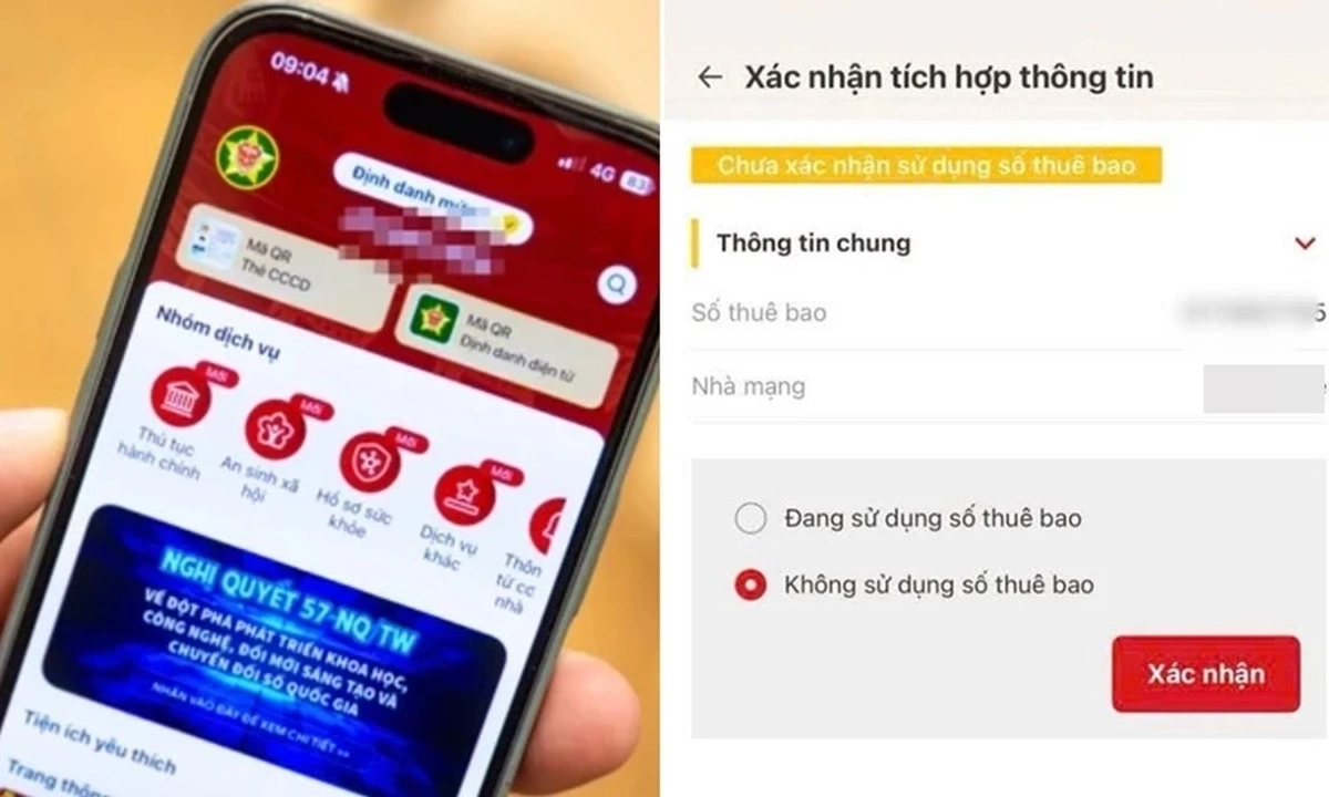 VNeID chưa hiển thị đủ số điện thoại đã đăng ký: Có thể cần chờ bao nhiêu lâu?
