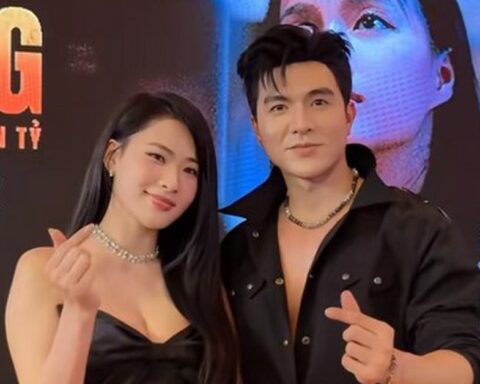 Steven Nguyễn và Minh Trang ôm nhau cứng ngắc ở sự kiện