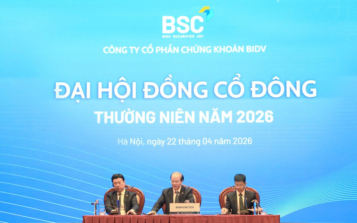 ĐHĐCĐ Chứng khoán BIDV (BSC): Mục tiêu lợi nhuận 700 tỷ năm 2026, quyết tâm nâng quy mô vốn gấp đôi lên 11.000 tỷ đồng