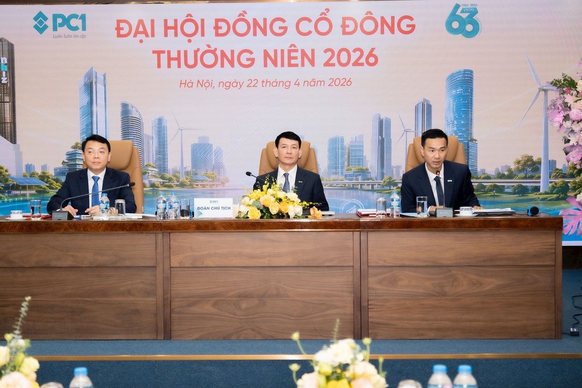 ĐHĐCĐ PC1: Mục tiêu doanh thu cao kỷ lục, chiến lược tập trung vào năng lượng