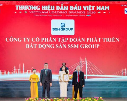 SSM Group được vinh danh Top 10 thương hiệu bất động sản dẫn đầu Việt Nam 2026