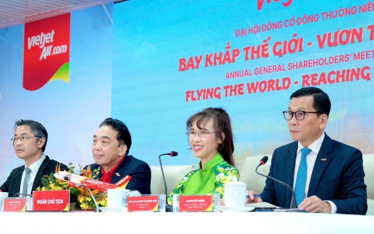 ĐHĐCĐ Vietjet 2026: Chia cổ tức 30%, tiếp tục mở rộng mạng bay, thu hút đầu tư quốc tế