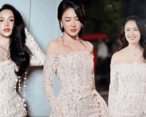 Hoa hậu Hương Giang và nàng thơ “phim giờ vàng VTV” cùng đọ sắc với mẫu đầm ren giá hơn 11 triệu của local brand Việt