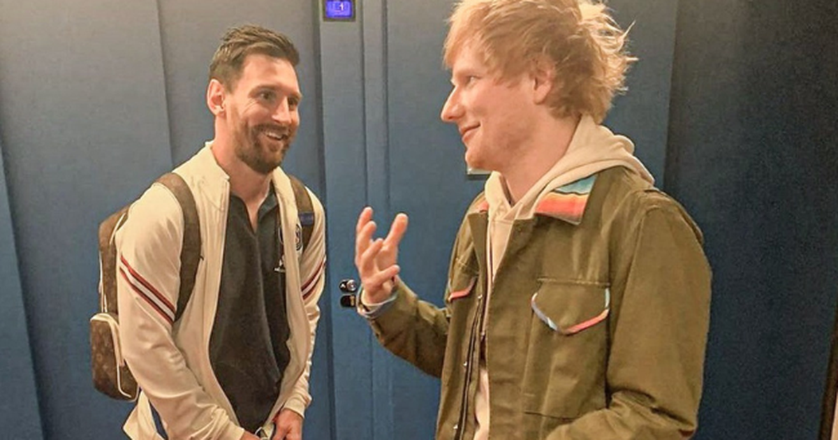 3 phút xấu hổ nhất đời Ed Sheeran: Tuôn đủ lời hoa mỹ trước Messi nhưng nhận ra GOAT không nói tiếng Anh