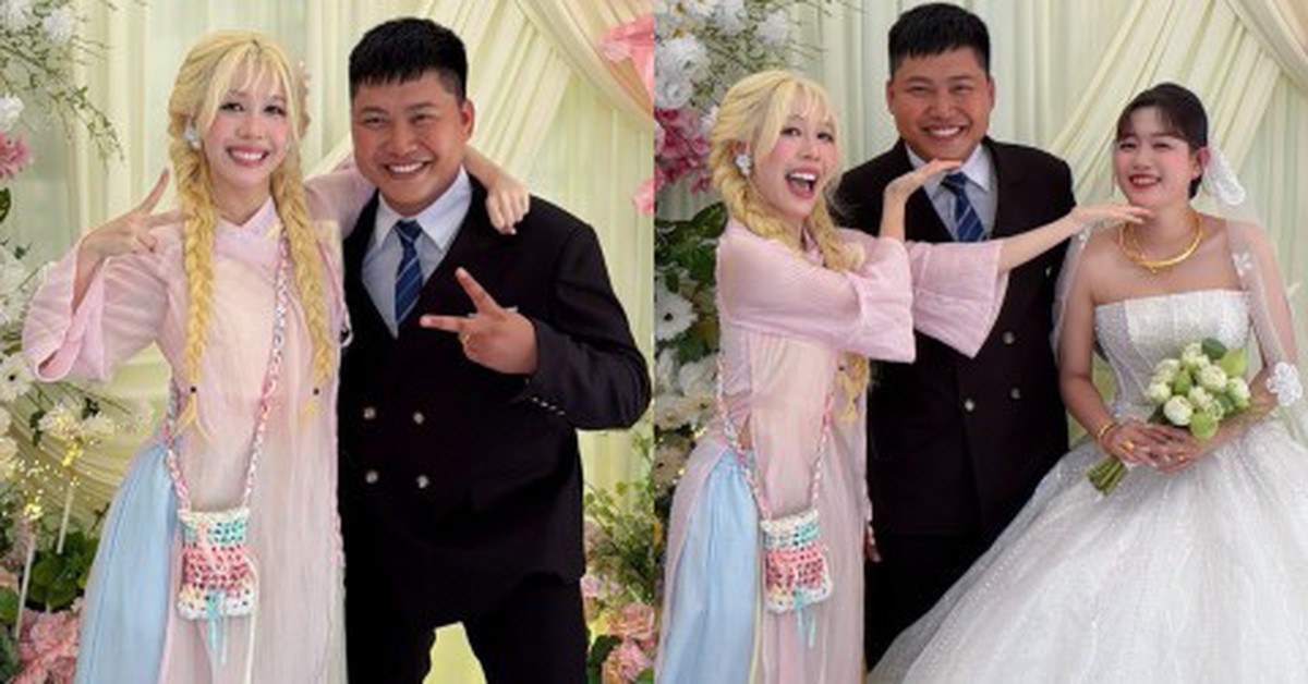 Hậu Hoàng xinh xắn tại đám cưới Mũi trưởng Long