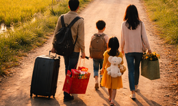 Cho con về quê ăn Tết và những bài học không có trong sách vở