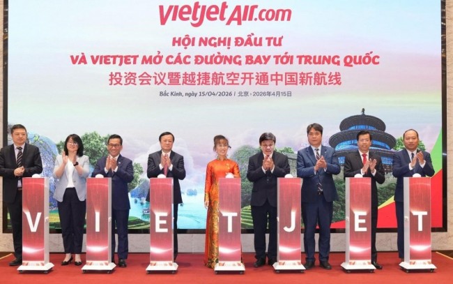 Vietjet công bố 5 đường bay mới tới Trung Quốc, thúc đẩy kết nối tăng trưởng Việt Nam - Trung Quốc