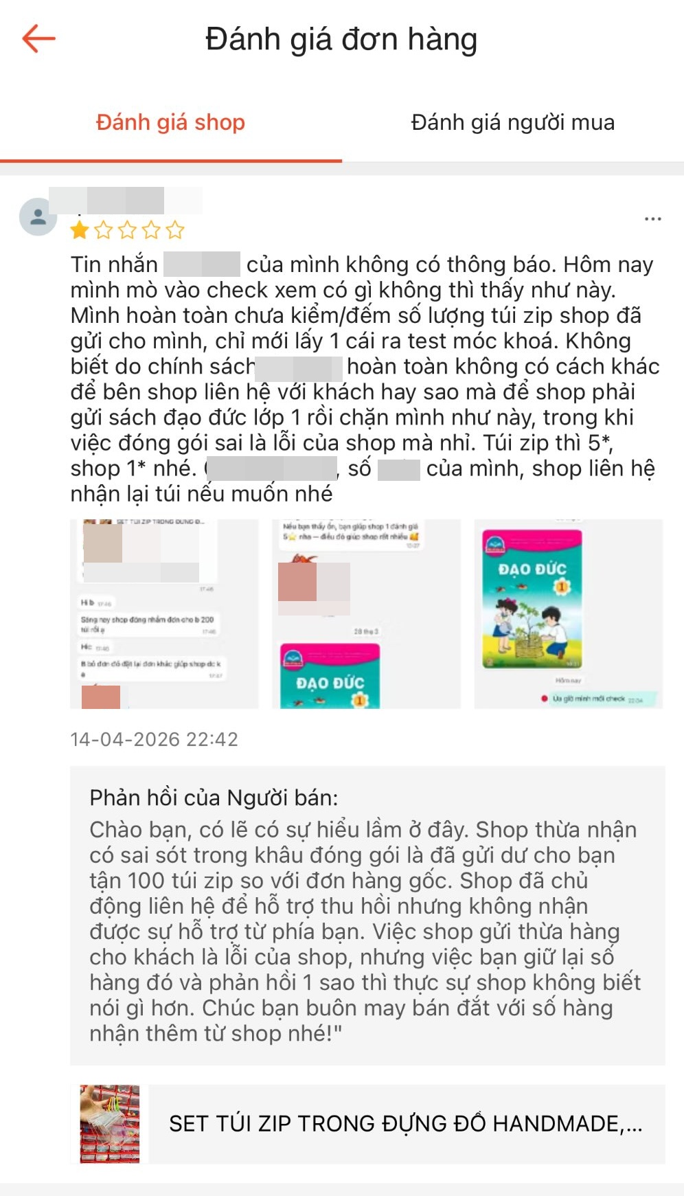 Shop gửi nhầm hàng còn “tặng” sách đạo đức dằn mặt khách, phản hồi giữa drama: Có gì lên cơ quan chức năng làm việc- Ảnh 4.