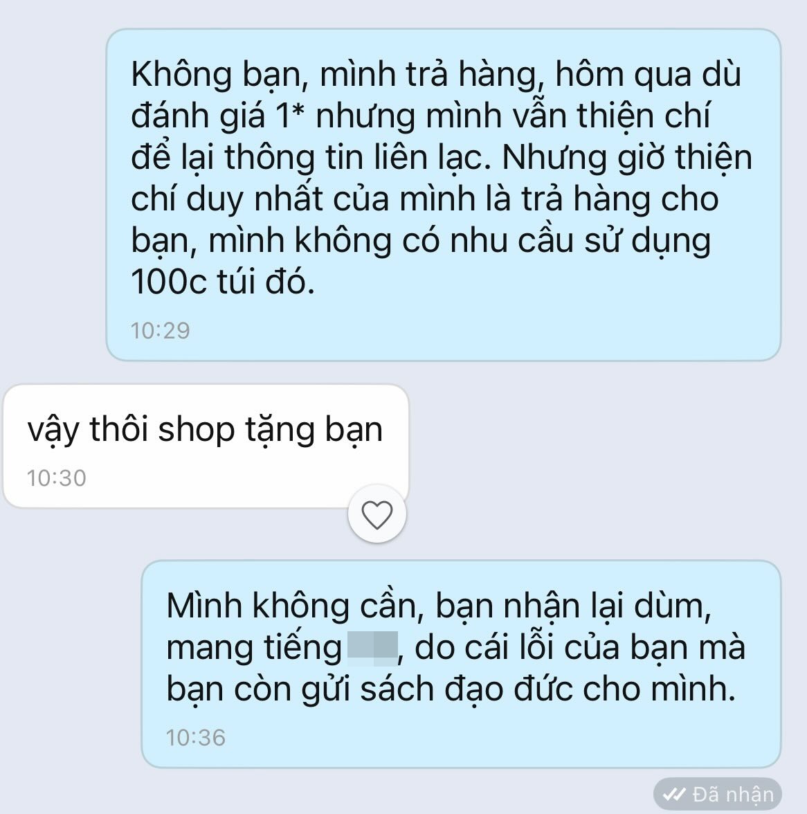 Shop gửi nhầm hàng còn “tặng” sách đạo đức dằn mặt khách, phản hồi giữa drama: Có gì lên cơ quan chức năng làm việc- Ảnh 9.