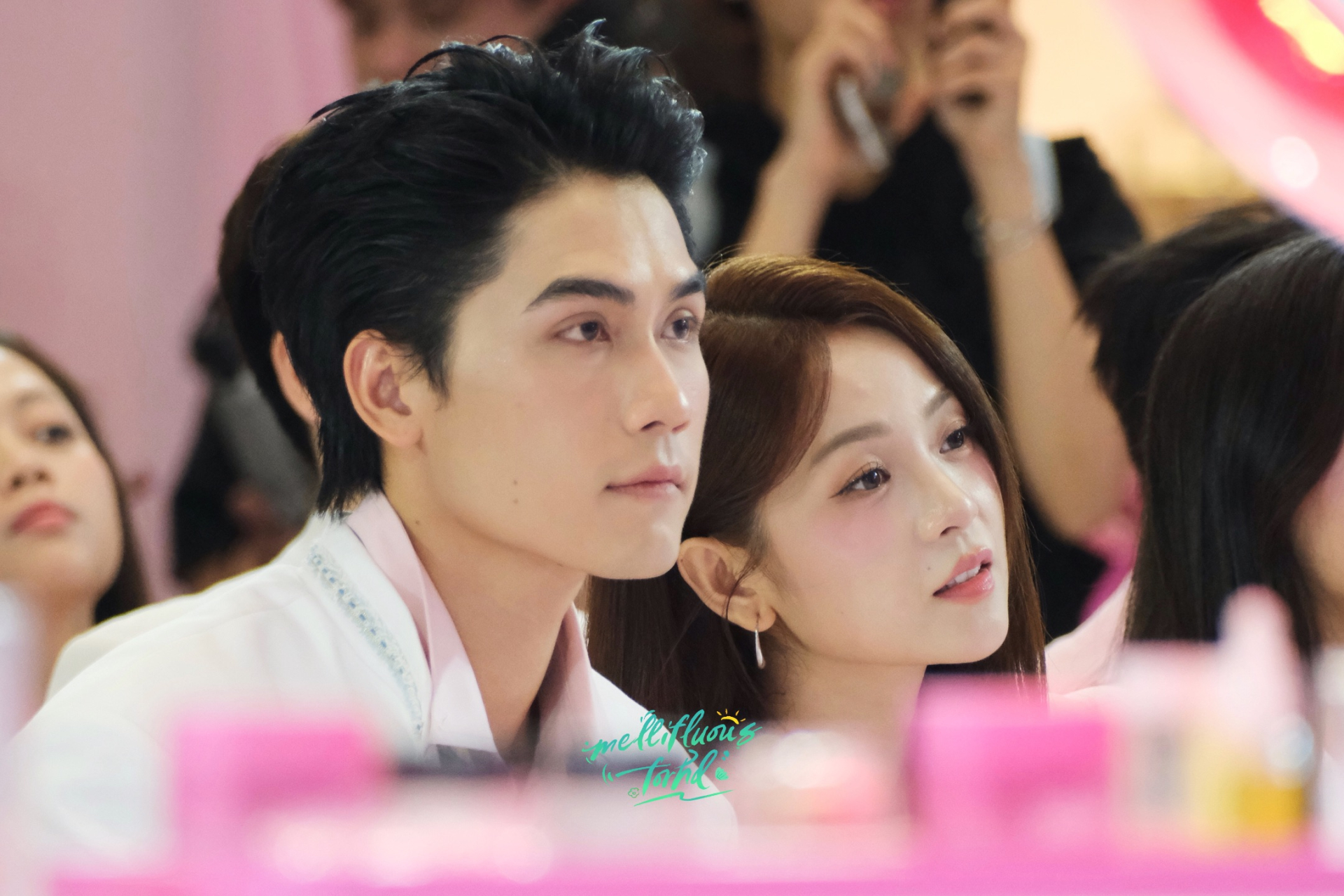 Hot rần rần clip Võ Điền Gia Huy bơ đẹp Tam Triều Dâng tại sự kiện, tưởng phim giả tình thật cơ mà- Ảnh 4.