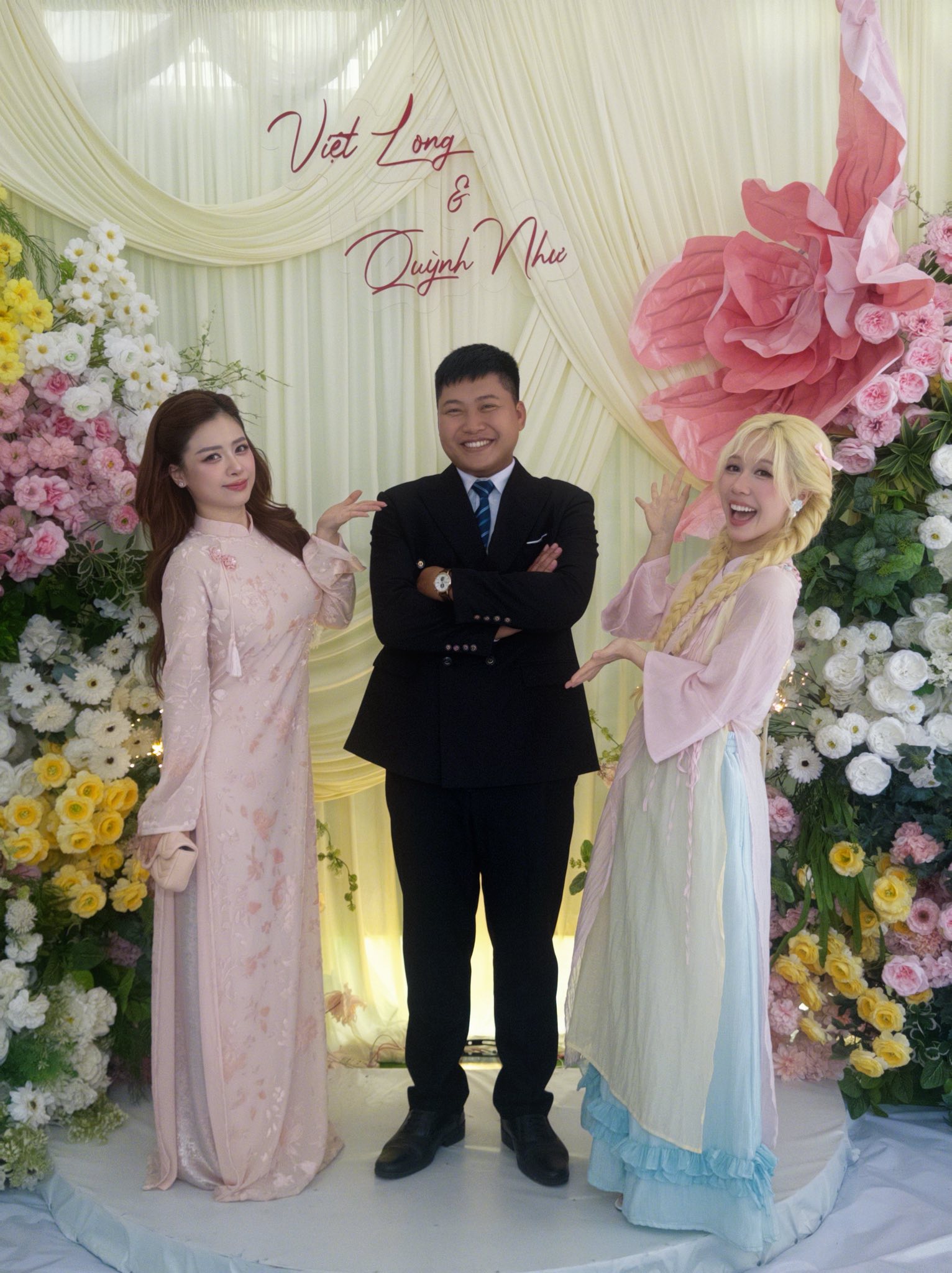 Hậu Hoàng xinh xắn tại đám cưới Mũi trưởng Long, nói 1 câu rõ thái độ vụ "đẩy thuyền" suốt 5 năm- Ảnh 3.