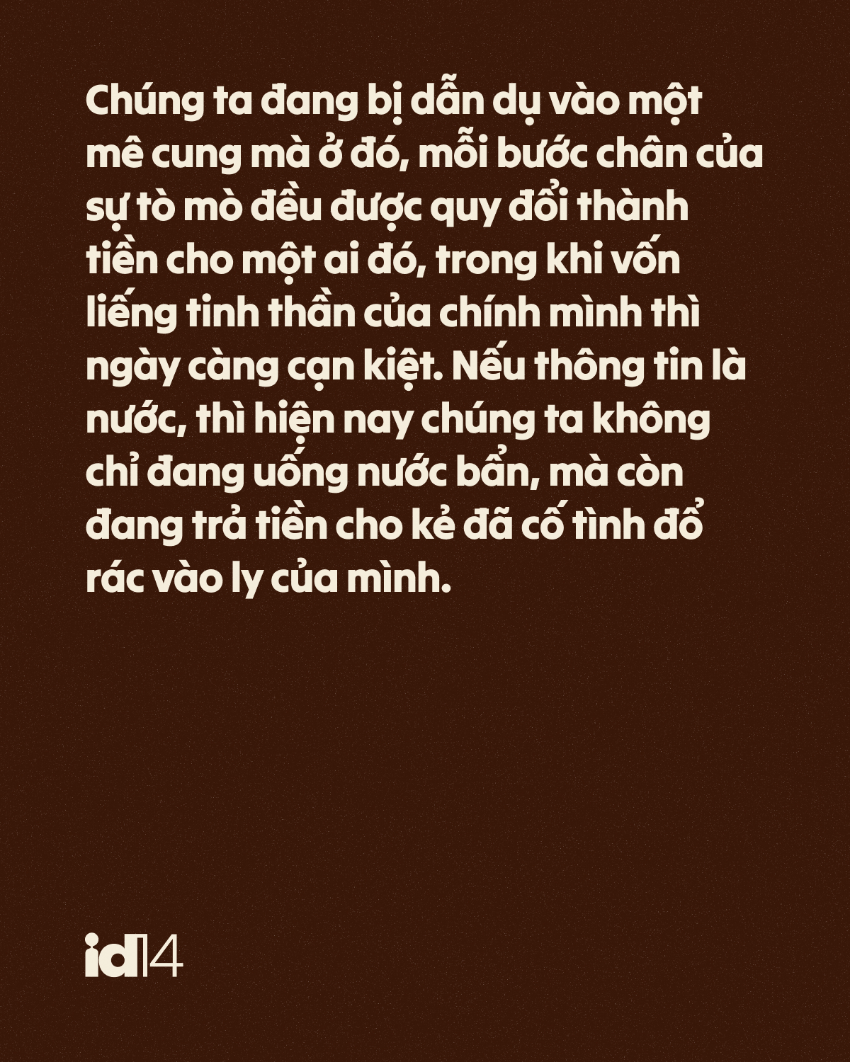 Càng cố phản biện, bạn càng là 