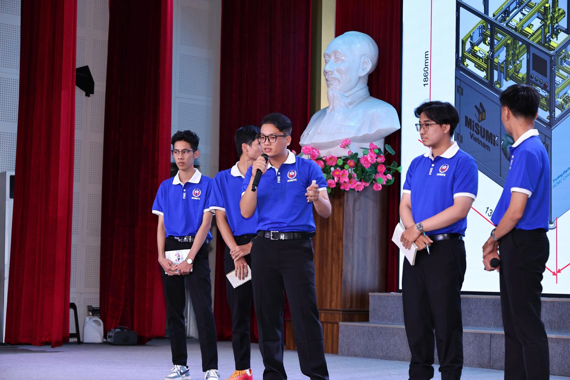 Gặp nhóm 5 chàng trai giành giải Nhất tại cuộc thi Thiết kế Máy tự động hóa 2026: 48 giờ không ngủ và 6 tuần bứt tốc- Ảnh 6.