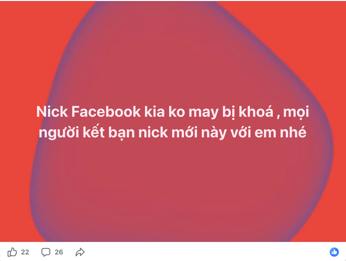 Nhiều tài khoản bán hàng trên Facebook bị 