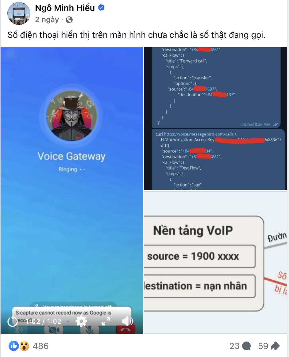 Chuyên gia Hiếu PC cảnh báo chiêu lừa đảo qua điện thoại mới- Ảnh 1. Chuyên gia Hiếu PC cảnh báo chiêu lừa đảo qua điện thoại mới- Ảnh 1.